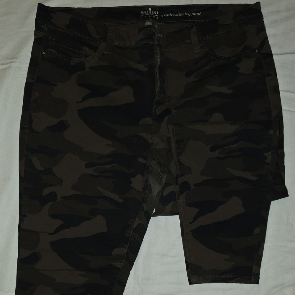 NY&Co. Crosby Camo Slim Leg Pant